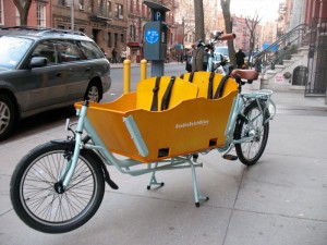The Taylor cargo bike from Double Dutch Bikes.